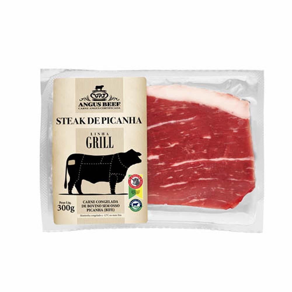 STEAK DE PICANHA CONGELADO 300G (R) - LINHA GRILL - ANGUS BEEF