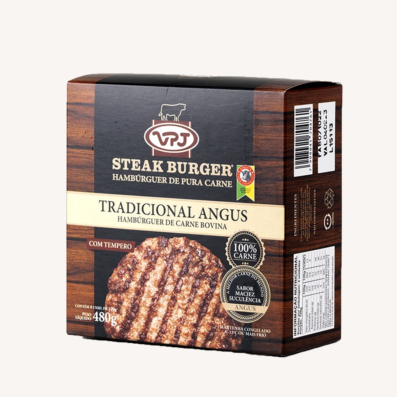 HAMBÚRGUER 120g CX 480g - ANGUS