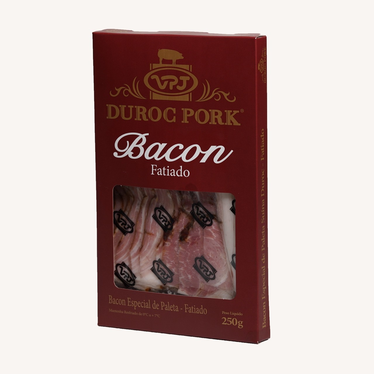 BACON PREMIUM FATIADO CX 250g - DUROC