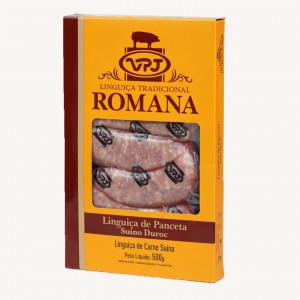 LINGUICA DE PANCETA DUROC CX 500G - ROMA