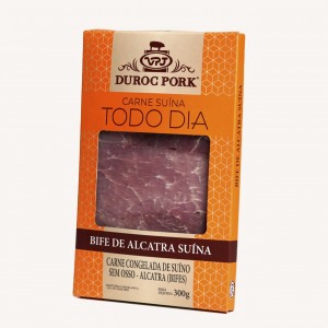 BIFE DE ALCATRA SUINA DUROC CX 300g