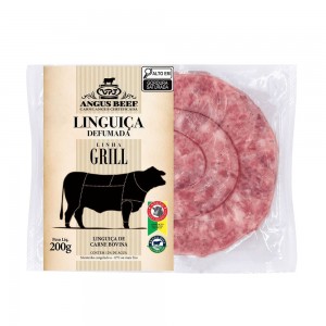 LINGUICA ANGUS SABOR DEFUMADO 200G (R)  - LINHA GRILL - ANGUS BEEF