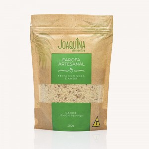 FAROFA JOAQUINA - SABOR LEMON PEPPER 250G
