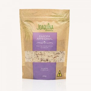 FAROFA JOAQUINA - SABOR CEBOLA 250G
